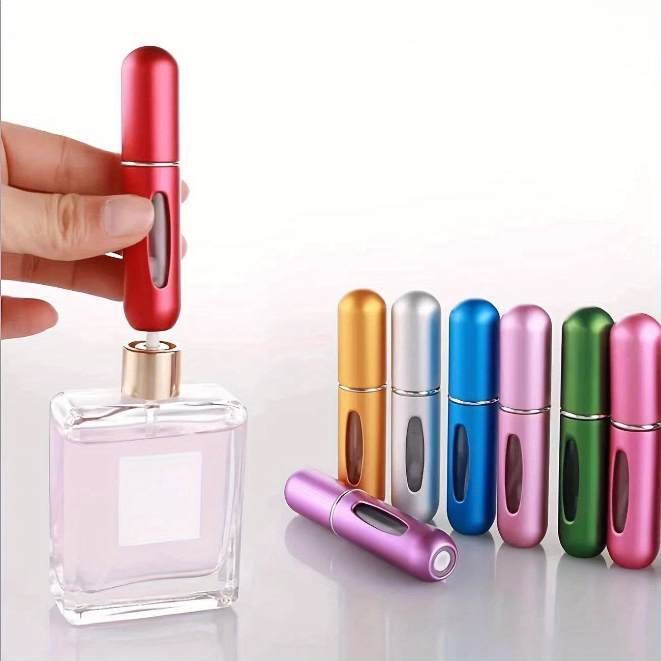 Spray compact bottle for fragrances  - Stay fresh, travel light - your fragrance, your way!