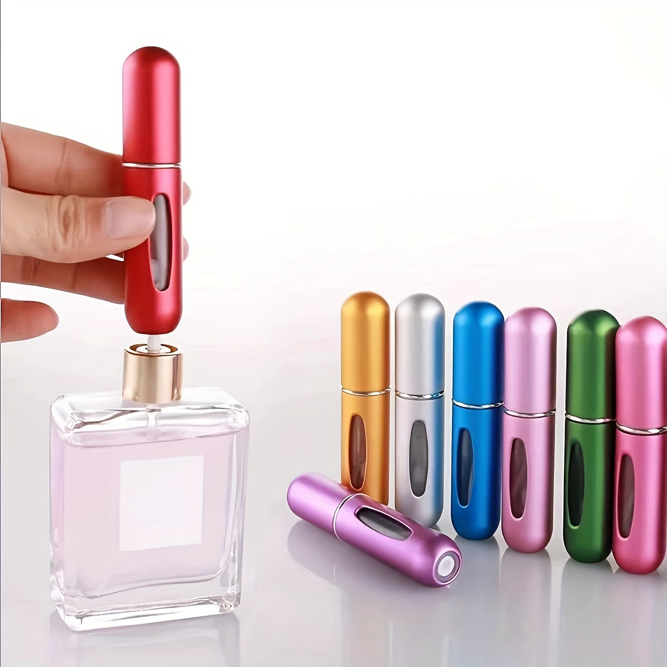 Spray compact bottle for fragrances  - Stay fresh, travel light - your fragrance, your way!