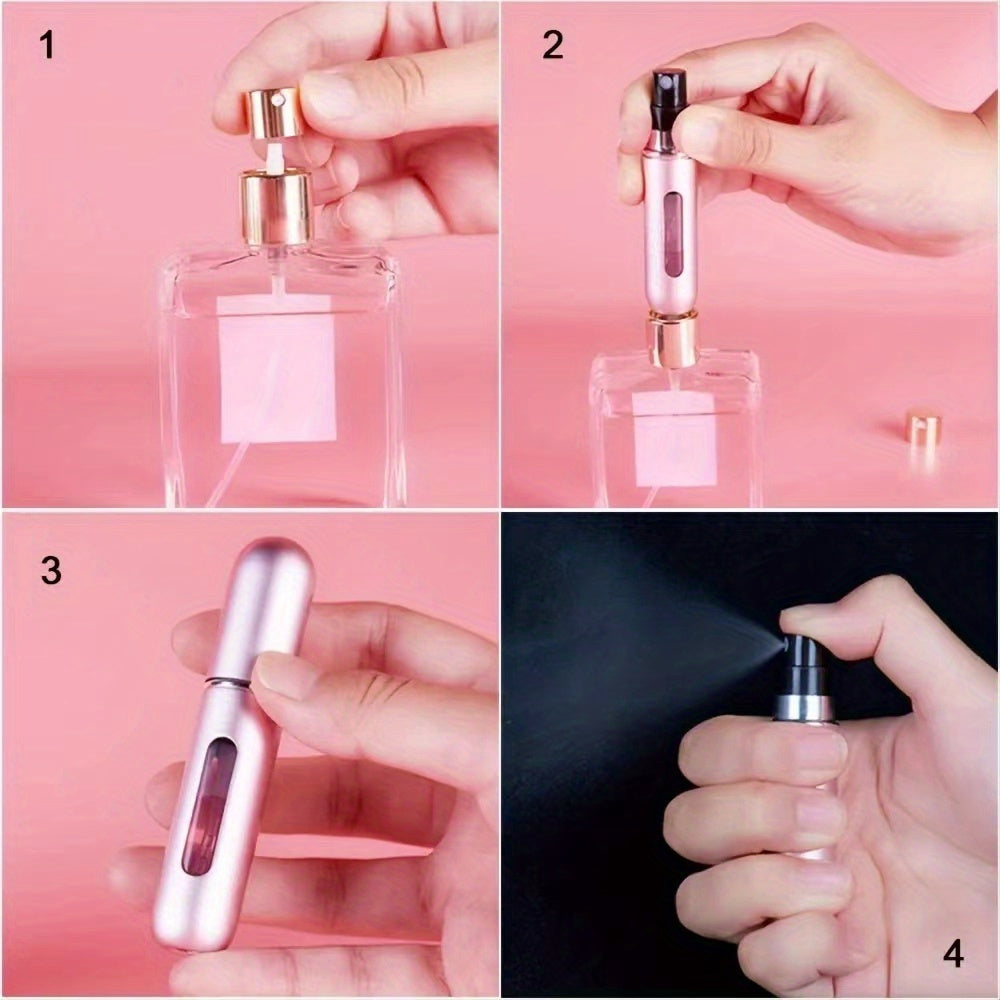 Spray compact bottle for fragrances  - Stay fresh, travel light - your fragrance, your way!